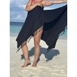 Extra Large Hamamdoek – Voor Strand, Sauna & Meer |95 x 215 cm | Zwart Extra Large Hamamdoek – Voor Strand, Sauna & Meer |95 x 215 cm | Zwart