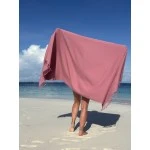 Extra Large Hamamdoek – Voor Strand, Sauna & Meer |95 x 215 cm | Roze