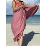 Extra Large Hamamdoek – Voor Strand, Sauna & Meer |95 x 215 cm | Roze