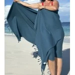 Extra Large Hamamdoek – Voor Strand, Sauna & Meer |95 x 215 cm | Petrolblauw Extra Large Hamamdoek – Voor Strand, Sauna & Meer |95 x 215 cm | Petrolblauw