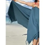 Extra Large Hamamdoek – Voor Strand, Sauna & Meer |95 x 215 cm | Petrolblauw Extra Large Hamamdoek – Voor Strand, Sauna & Meer |95 x 215 cm | Petrolblauw