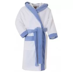 Kinderbadjas , 100% van Katoen Blauw 