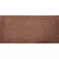 Badmat van Bamboe Badstof  Bruin 50x100 cm of 70x140cm 