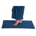 Badmat van Bamboe Badstof Petrol blauw 50x100cm of 70x120cm Badmat van Bamboe Badstof Petrol blauw 50x100cm of 70x120cm