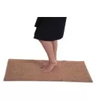 Badmat van Bamboe Badstof Bruin 50x100 cm Badmat van Bamboe Badstof Bruin 50x100 cm