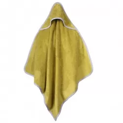 Baby Handdoek Groen Met Capuchon 75 x 75 cm