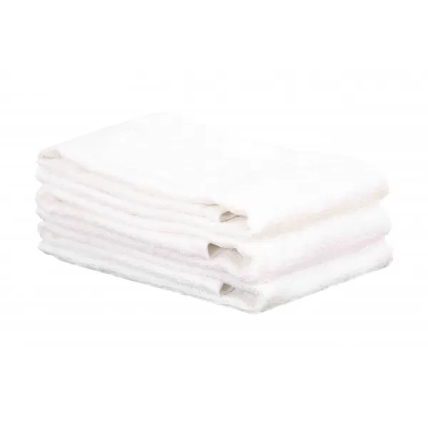 Set van 5 stuks Bamboe Gastendoeken – Wit – 30x50 cm Set van 5 stuks Bamboe Gastendoeken – Wit – 30x50 cm