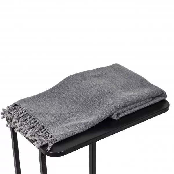 Luxe Grijze Hamamdoek – Extra Zacht & Dicht Geweven – Bamboe/Katoen Mix Luxe Grijze Hamamdoek – Extra Zacht & Dicht Geweven – Bamboe/Katoen Mix