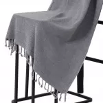 Luxe Grijze Hamamdoek – Extra Zacht & Dicht Geweven – Bamboe/Katoen Mix Luxe Grijze Hamamdoek – Extra Zacht & Dicht Geweven – Bamboe/Katoen Mix