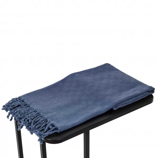 Hamamdoek,Stonewashed, Denim, Blauw, 90x175 cm. Hamamdoek,Stonewashed, Denim, Blauw, 90x175 cm.