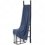 Hamamdoek,Stonewashed, Denim, Blauw, 90x175 cm. Hamamdoek,Stonewashed, Denim, Blauw, 90x175 cm.