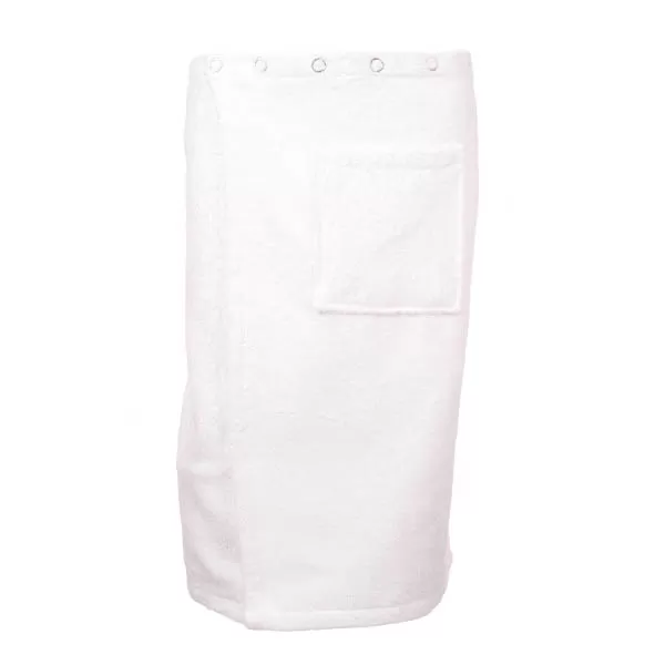 Heren Saunakilt Bamboe Wit LXL Heren Saunakilt Bamboe Wit LXL