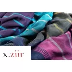 Hamamdoek, X.ZIIR Zijde, blauw, 190x90 cm. Hamamdoek, X.ZIIR Zijde, blauw, 190x90 cm.