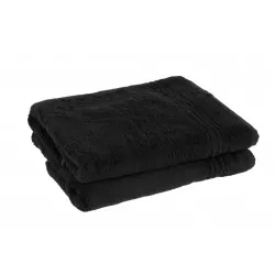 Set van 5 stuks Bamboe Gastendoeken – Zwart – 30x50 cm