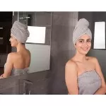 Luxe Haarhanddoeken van Bamboe – Set van 2 | Sauna & Douche | 30x70 cm Luxe Haarhanddoeken van Bamboe – Set van 2 | Sauna & Douche | 30x70 cm