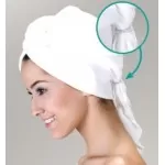 Luxe Haarhanddoeken van Bamboe – Set van 2 | Sauna & Douche | 30x70 cm | Wit Luxe Haarhanddoeken van Bamboe – Set van 2 | Sauna & Douche | 30x70 cm | Wit