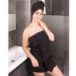 Luxe Haarhanddoeken van Bamboe – Set van 2 | Sauna & Douche | 30x70 cm Luxe Haarhanddoeken van Bamboe – Set van 2 | Sauna & Douche | 30x70 cm