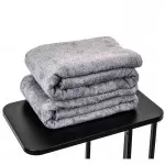 Luxe XXL Bamboe Sauna Handdoek – 90x200 cm – Zacht & Absorberend – 400 g/m² – Grijs