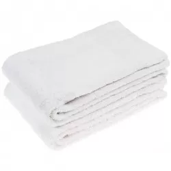Bamboe Handdoek, Wit, 100x50 cm, 600gr m2