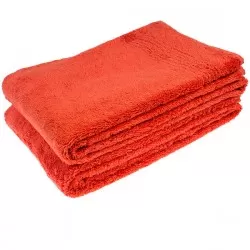 Bamboe Handdoek, Zalm Rood, 140x70 cm, 600gr m2i