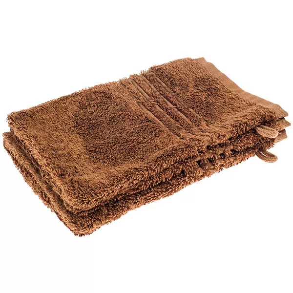 Set van 5 stuks Bamboe Washandjes – Bruin – 16x21 cm Set van 5 stuks Bamboe Washandjes – Bruin – 16x21 cm