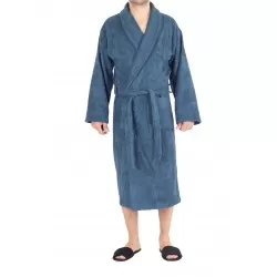 Bamboe Badjas in Trendkleur Petrol Blauw – Zacht, Warm en Natuurlijk